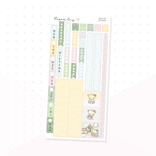 Zen Life Hobonichi Weeks Kit - Planner Stickers