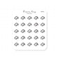 (PM032) Tablet / Design - Tiny Minimal Icon Stickers