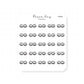 (PM063) Contact Lenses / Opticians - Tiny Minimal Icon Stickers