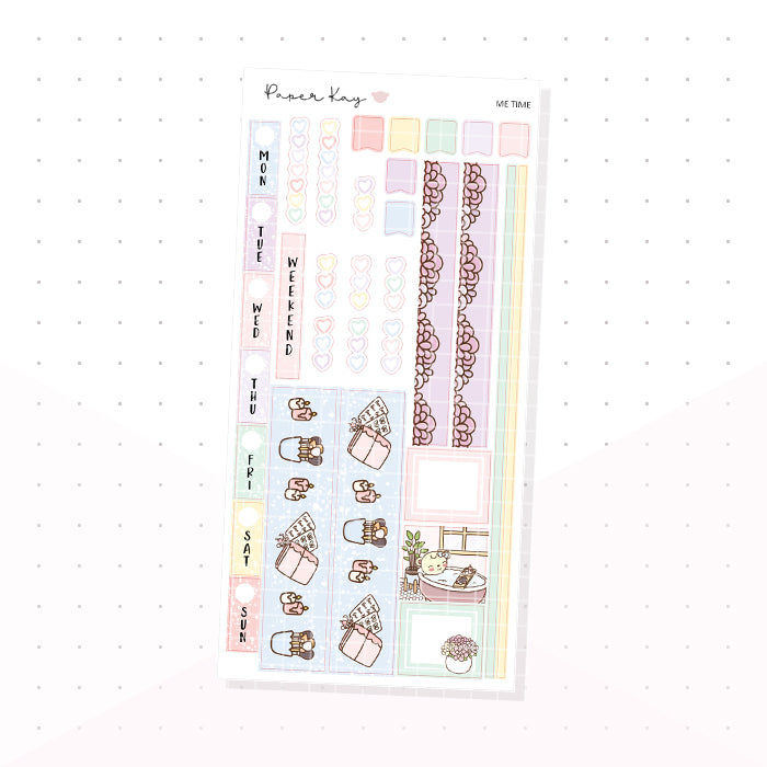 Me Time Hobonichi Weeks Kit - Planner Stickers