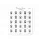 (PM083) Coffee Machine - Tiny Minimal Icon Stickers