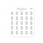 (PM069) Hobonichi/PP Weeks Weekly Planner - Tiny Minimal Icon Stickers