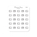 (PM005) Bank Card - Tiny Minimal Icon Stickers