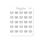 (PM001) Envelope - Tiny Minimal Icon Stickers