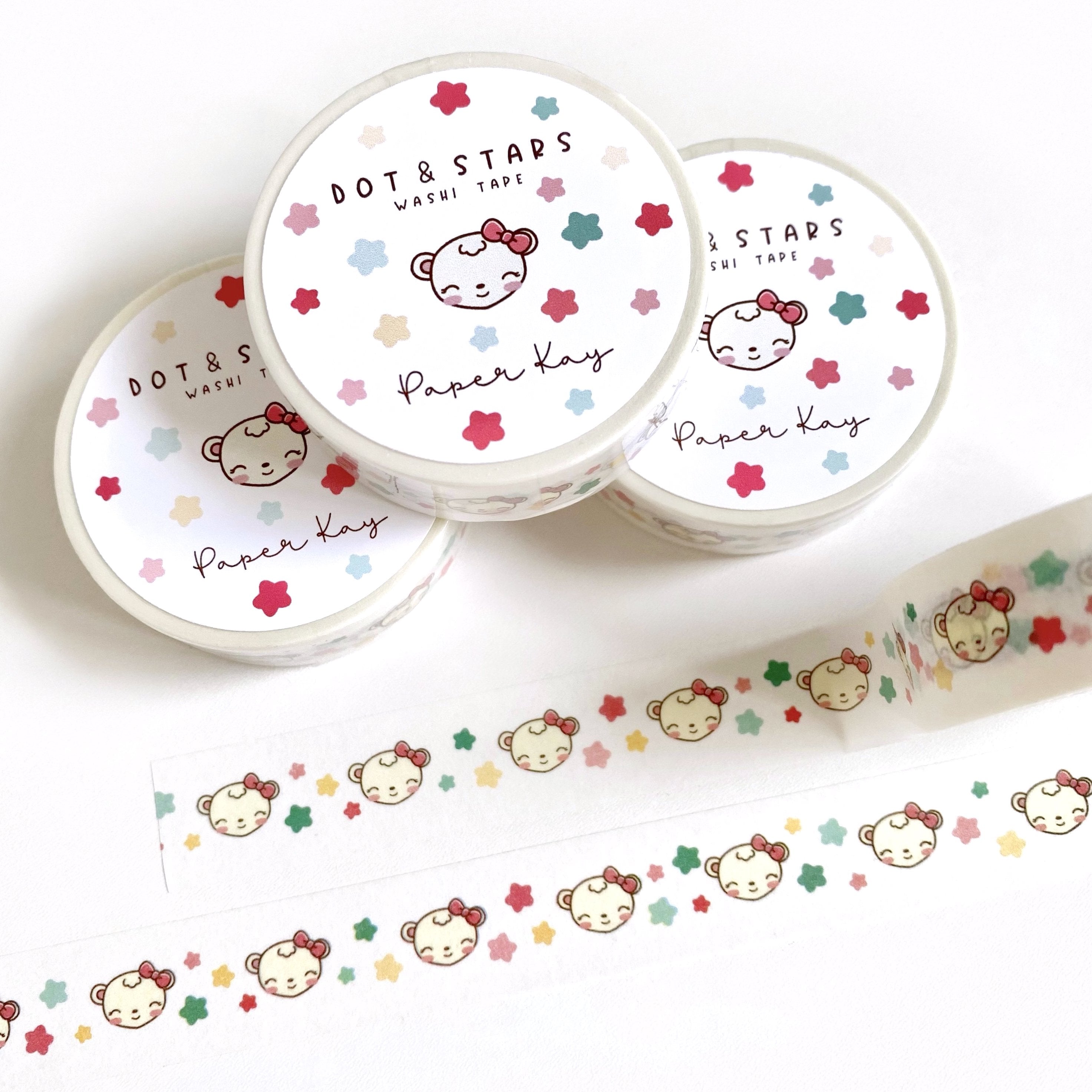 Happy Holidays Dot and Stars Washi Tape