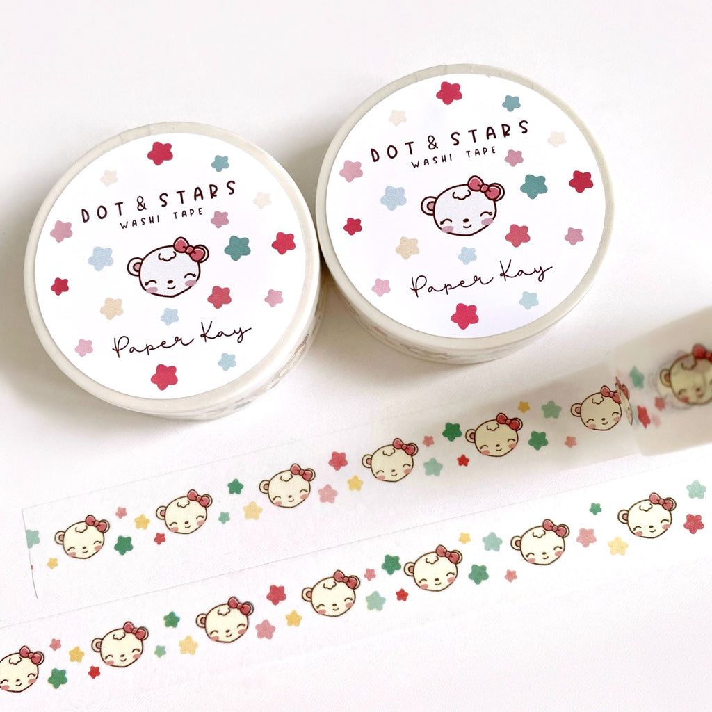 Happy Holidays Dot and Stars Washi Tape