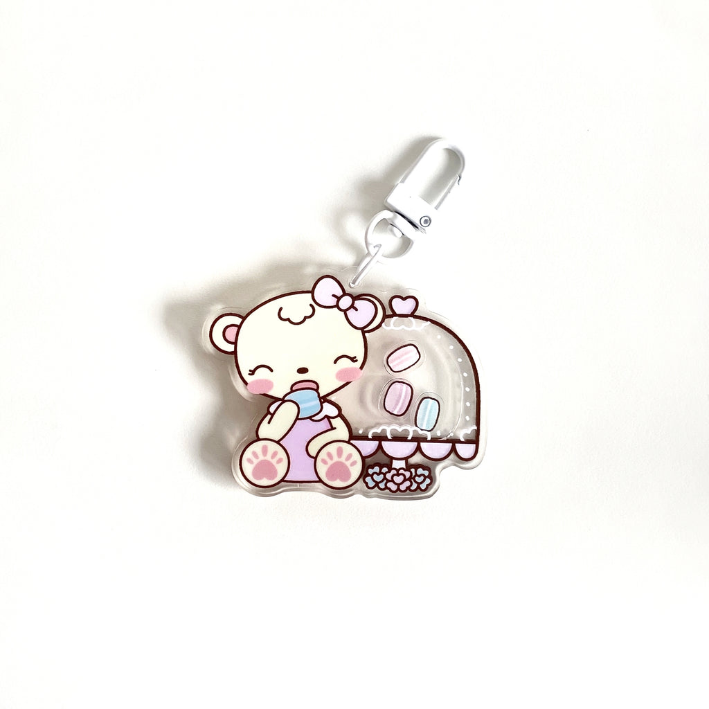 Patisserie Macaron Acrylic Shaker Charm
