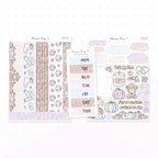 Pastel Fall Journaling Kit - Planner Stickers