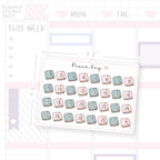 Petals Planner Date Dot Stickers
