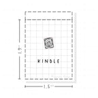 (PM170) Kindle - Tiny Minimal Icon Stickers