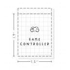(PM173) Game Controller - Tiny Minimal Icon Stickers