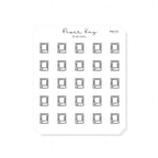 (PM175) Polaroid - Tiny Minimal Icon Stickers