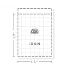 (PM177) Iron - Tiny Minimal Icon Stickers