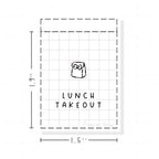 (PM178) Lunch/Takeout - Tiny Minimal Icon Stickers
