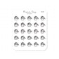 (PM181) Cooking Pot - Tiny Minimal Icon Stickers