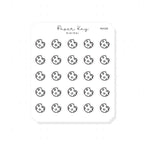 (PM184) Cookie - Tiny Minimal Icon Stickers