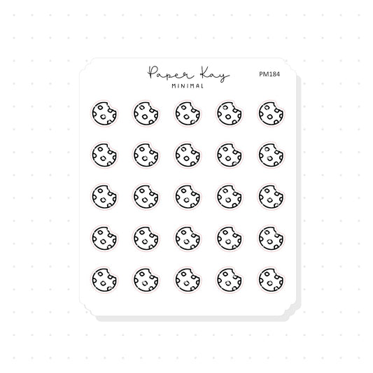 (PM184) Cookie - Tiny Minimal Icon Stickers