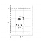 (PM188) Duffle Bag - Tiny Minimal Icon Stickers