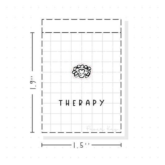 (PM189) Therapy - Tiny Minimal Icon Stickers