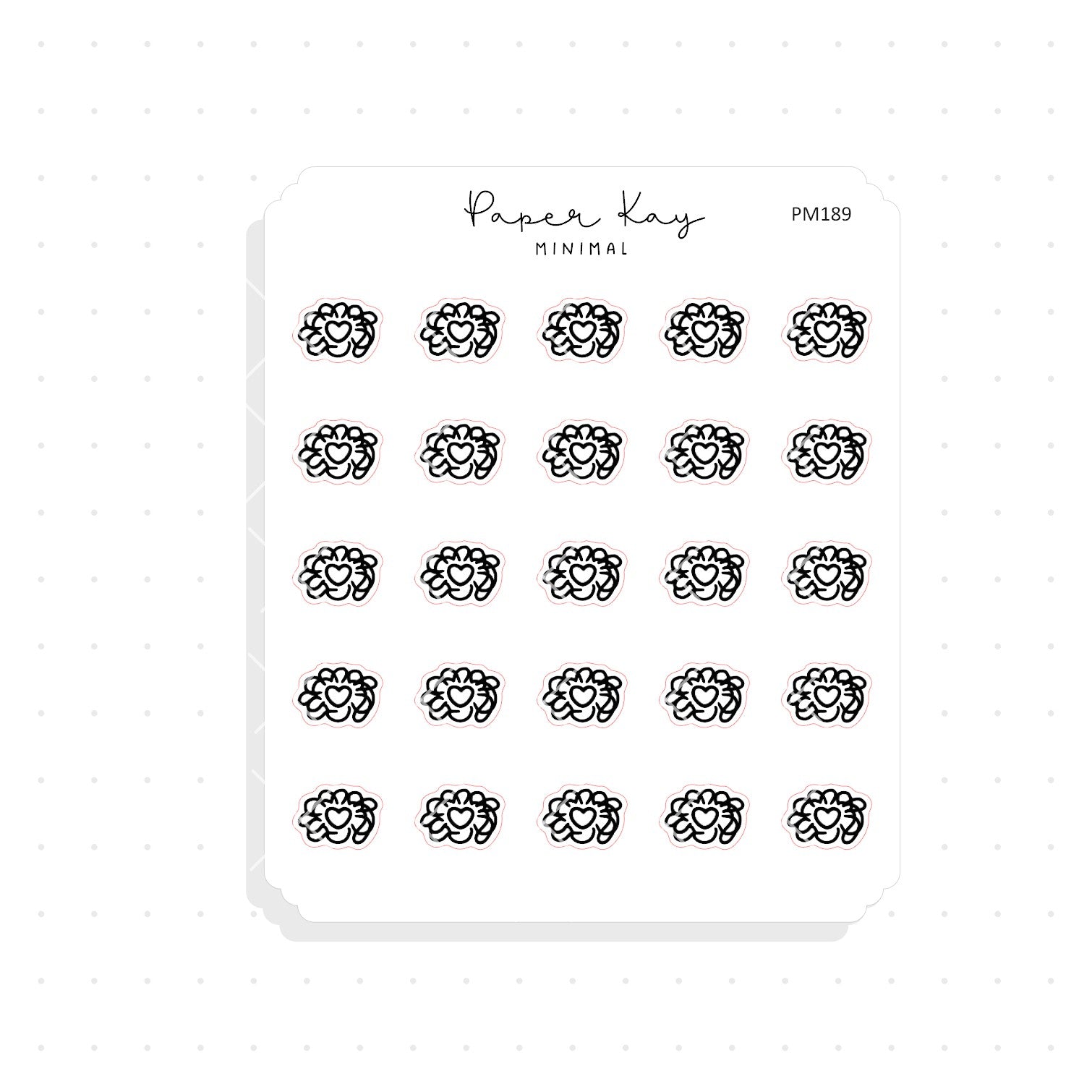 (PM189) Therapy - Tiny Minimal Icon Stickers