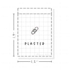 (PM190) Plaster - Tiny Minimal Icon Stickers