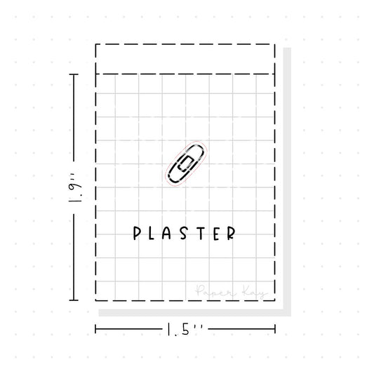 (PM190) Plaster - Tiny Minimal Icon Stickers