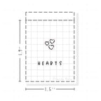 (PM192) Hearts - Tiny Minimal Icon Stickers