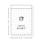 (PM195) Love Heart - Tiny Minimal Icon Stickers