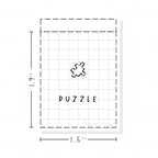 (PM198) Puzzle - Tiny Minimal Icon Stickers
