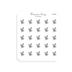 (PM200) Plant - Tiny Minimal Icon Stickers