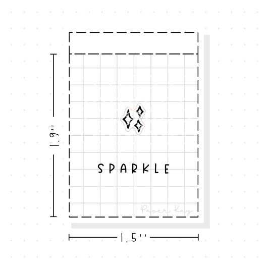 (PM201) Sparkle - Tiny Minimal Icon Stickers