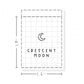 (PM202) Crescent Moon - Tiny Minimal Icon Stickers