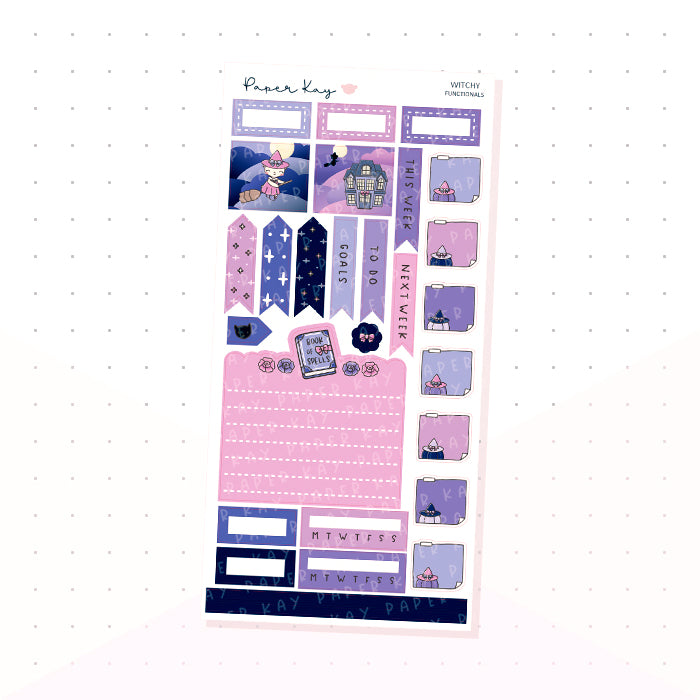 Witchy Hobonichi Weeks Kit - Planner Stickers