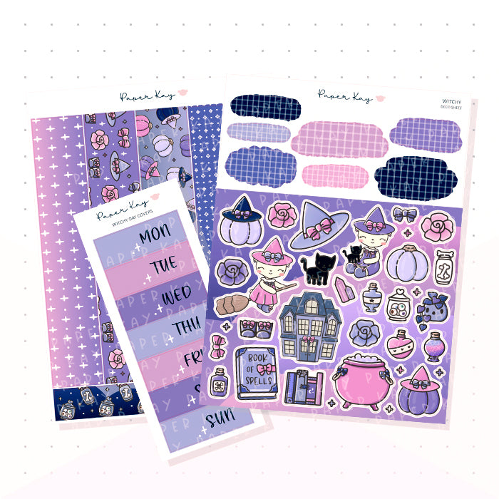 Witchy Journaling Kit - Planner Stickers