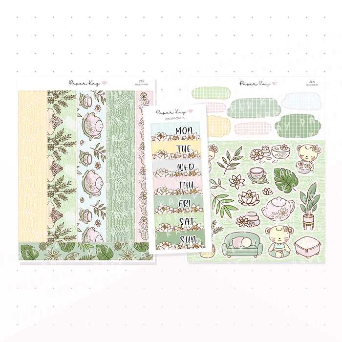 Zen Life Journaling Kit - Planner Stickers